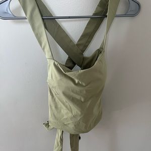 Halara cross cross tank